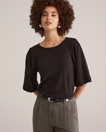 WE Fashion - Pullover em castanho: frente