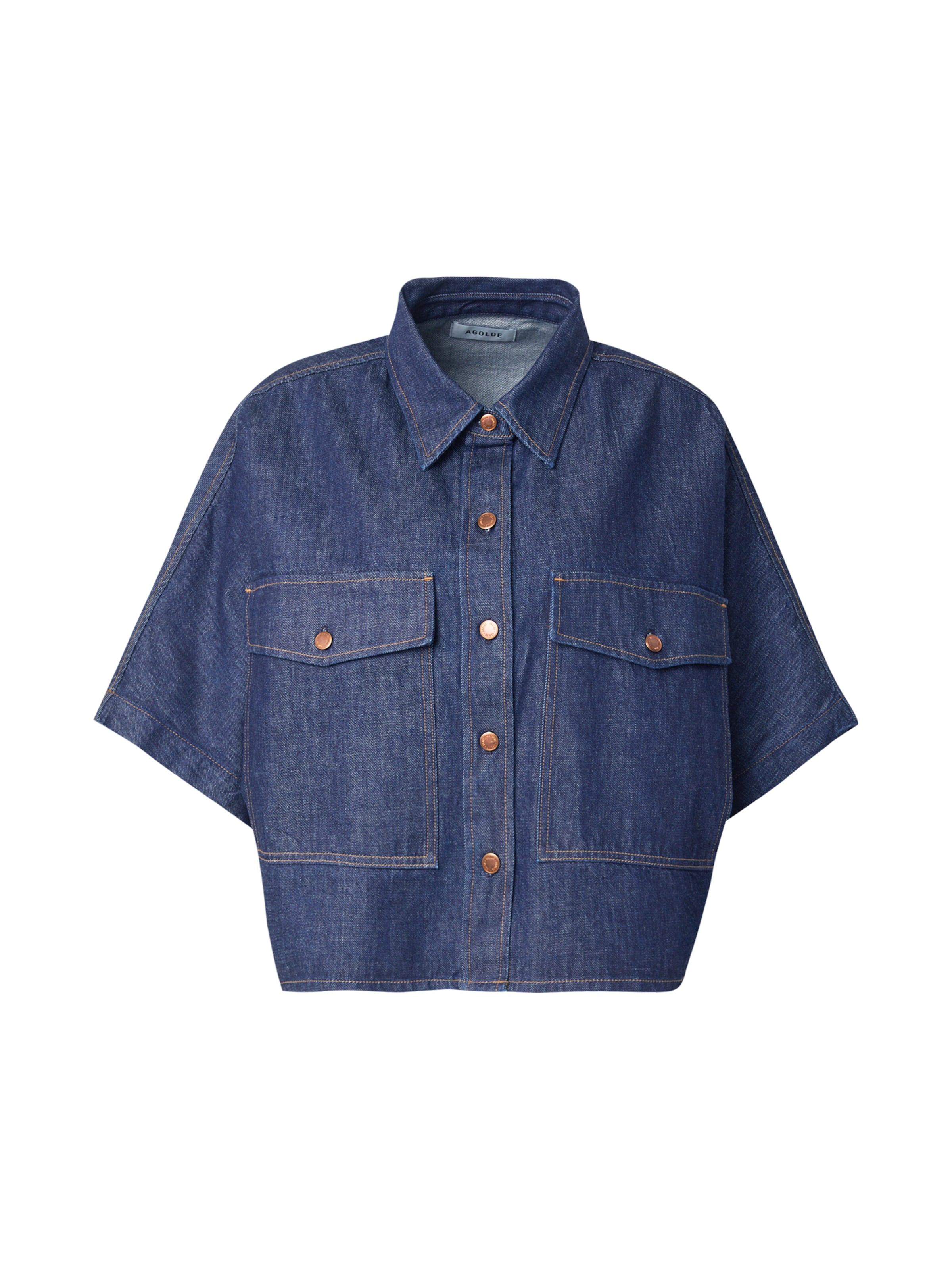 AGOLDE Bluza | modra barva: sprednja stran