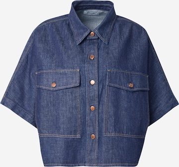 Camicia da donna di AGOLDE in blu: frontale