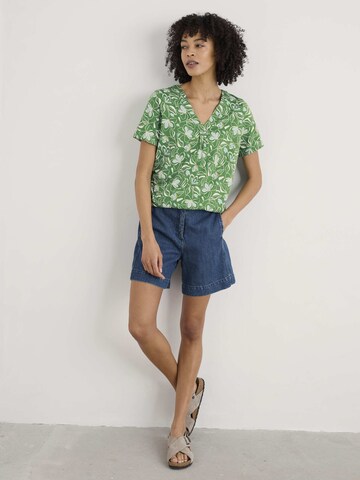 Maglietta 'Barnoon' di Seasalt Cornwall in verde: frontale