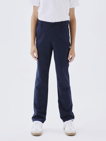 NAME IT Regular Pants in Blue: front