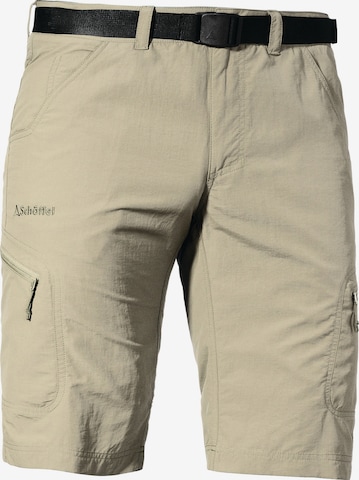 Schöffel Outdoor Pants 'Silvaplana2' in Beige: front