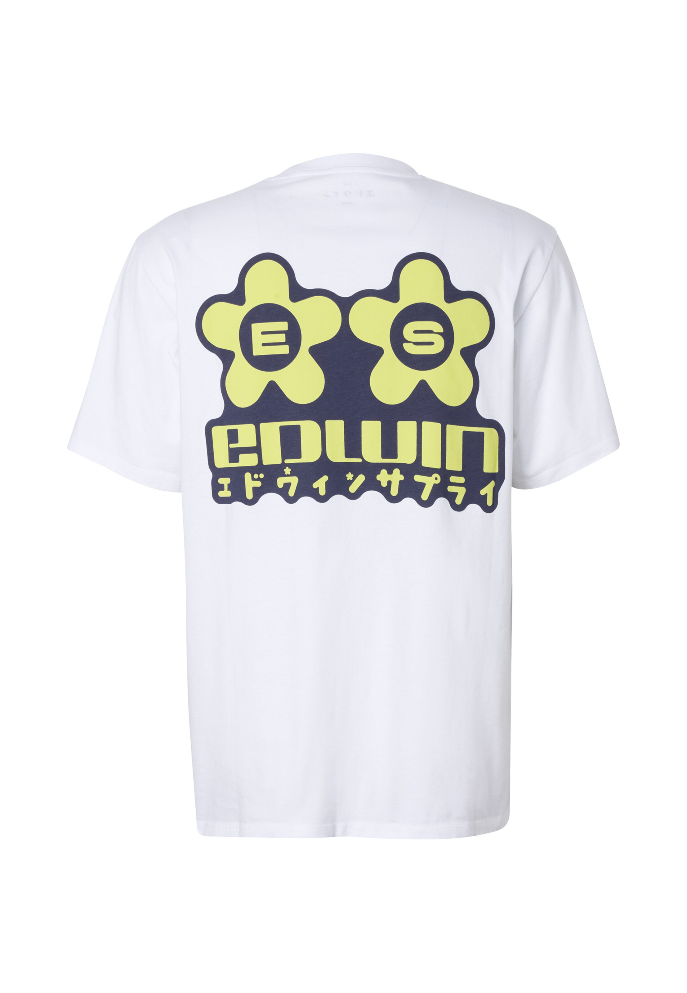 EDWIN T-Shirt 'Sakura' in Weiß