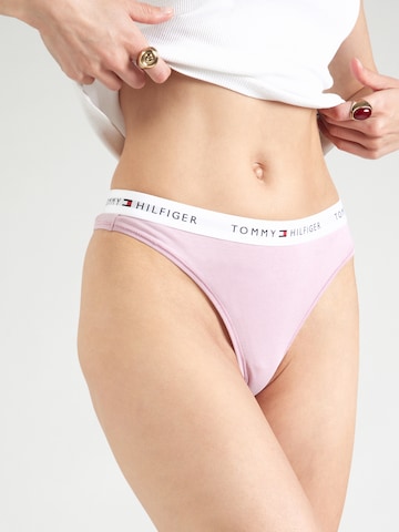 Tommy Hilfiger Underwear String bugyik - rózsaszín: elől