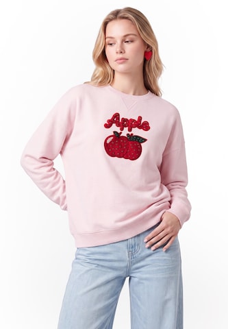MYMO - Sweatshirt em rosa: frente