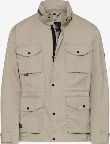 CAMEL ACTIVE Blouson mit rollbarer Kapuze in Beige: Vorderseite