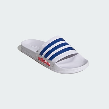 Claquettes / Tongs 'Adilette' ADIDAS SPORTSWEAR en blanc
