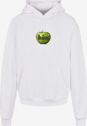 Merchcode Sweatshirt 'Beatles - Apple' in White: front