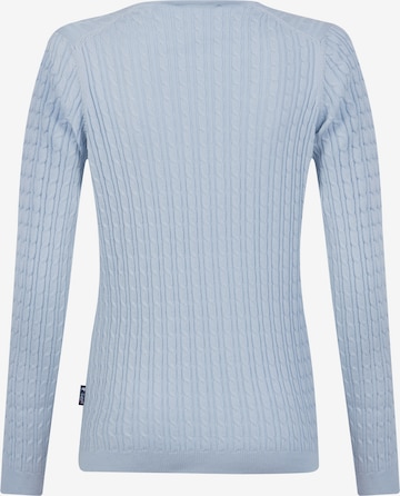 DENIM CULTURE Sweter 'Verla' w kolorze niebieski