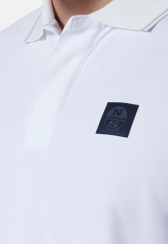 North Sails Poloshirt 'Coolmax' in Weiß