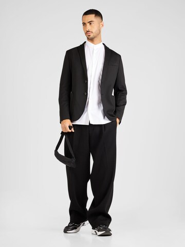 Slim fit Giacca da completo di s.Oliver in nero