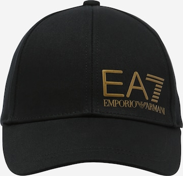 EA7 Emporio Armani Czapka z daszkiem w kolorze czarny