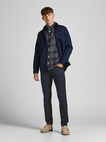 JACK & JONES Slimfit Džíny 'Glenn' – modrá