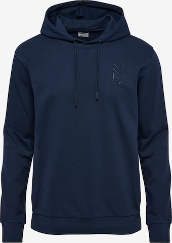 Hummel Athletic Sweatshirt in Blue: front