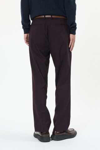 Matinique regular Bukser med fals 'MAweller' i sort