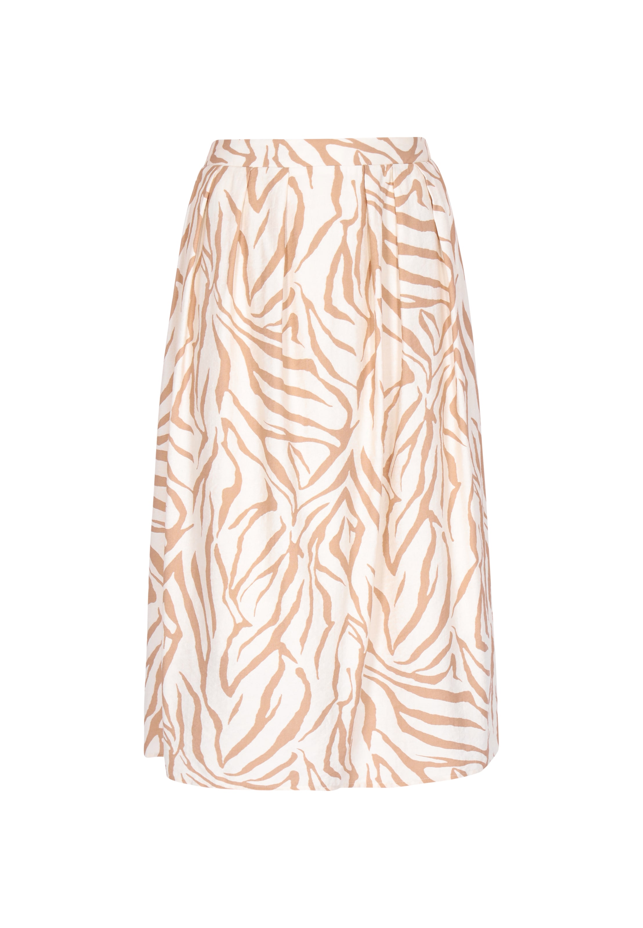 usha BLACK LABEL Rok 'Festival' in de kleur Donkerbeige / Offwhite, Productweergave