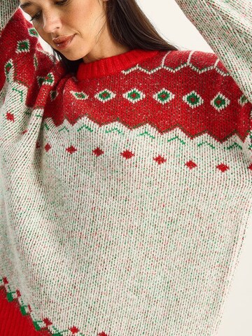 Pull-over 'Pullover' Bianco Lucci en rouge