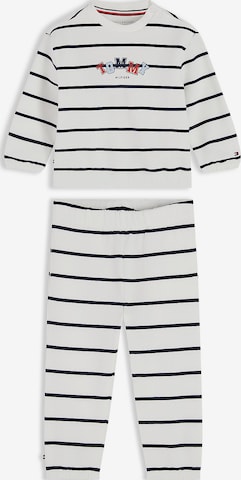 Survêtement TOMMY HILFIGER en blanc : devant