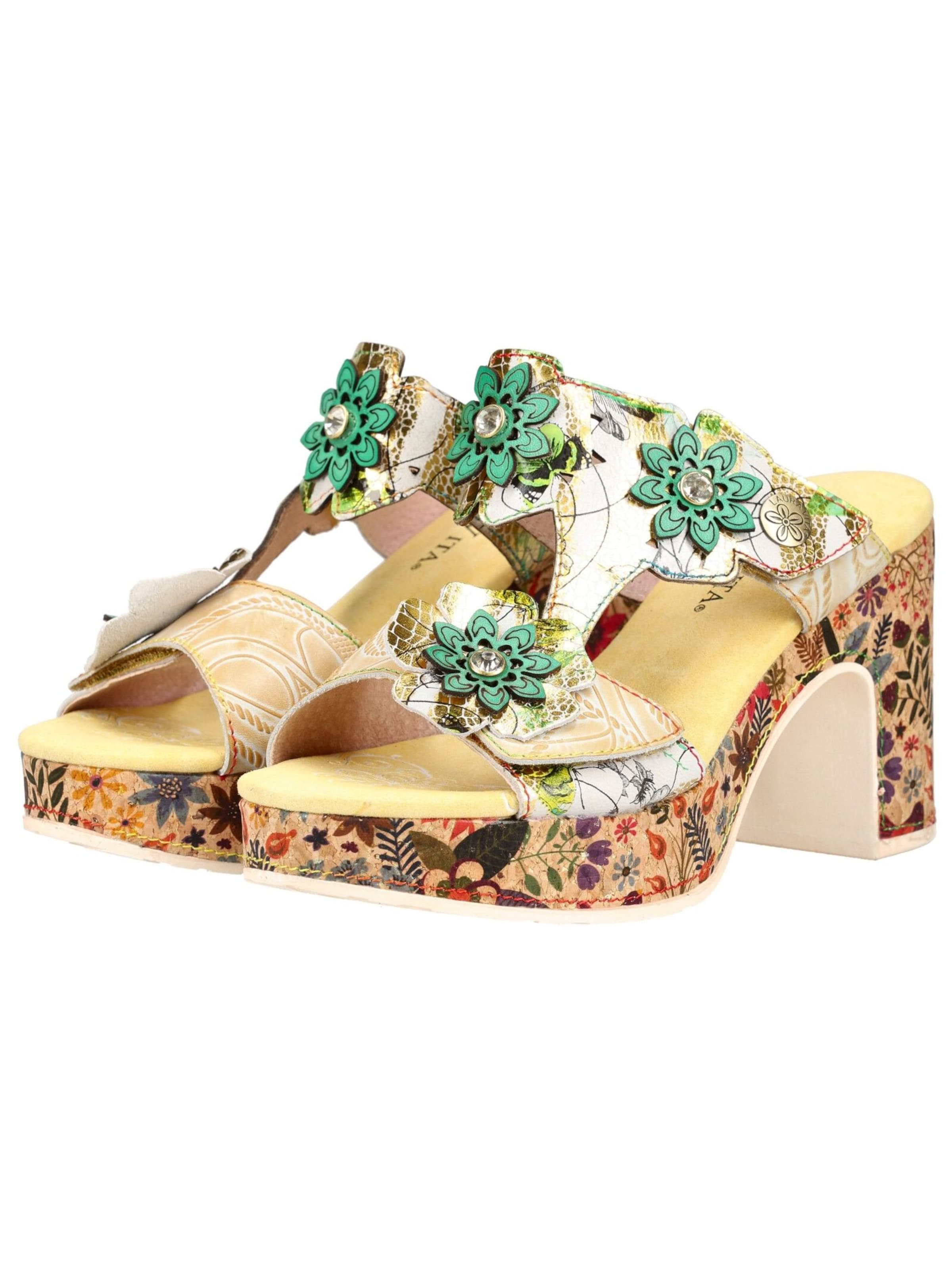 Laura Vita Pantolette in Beige