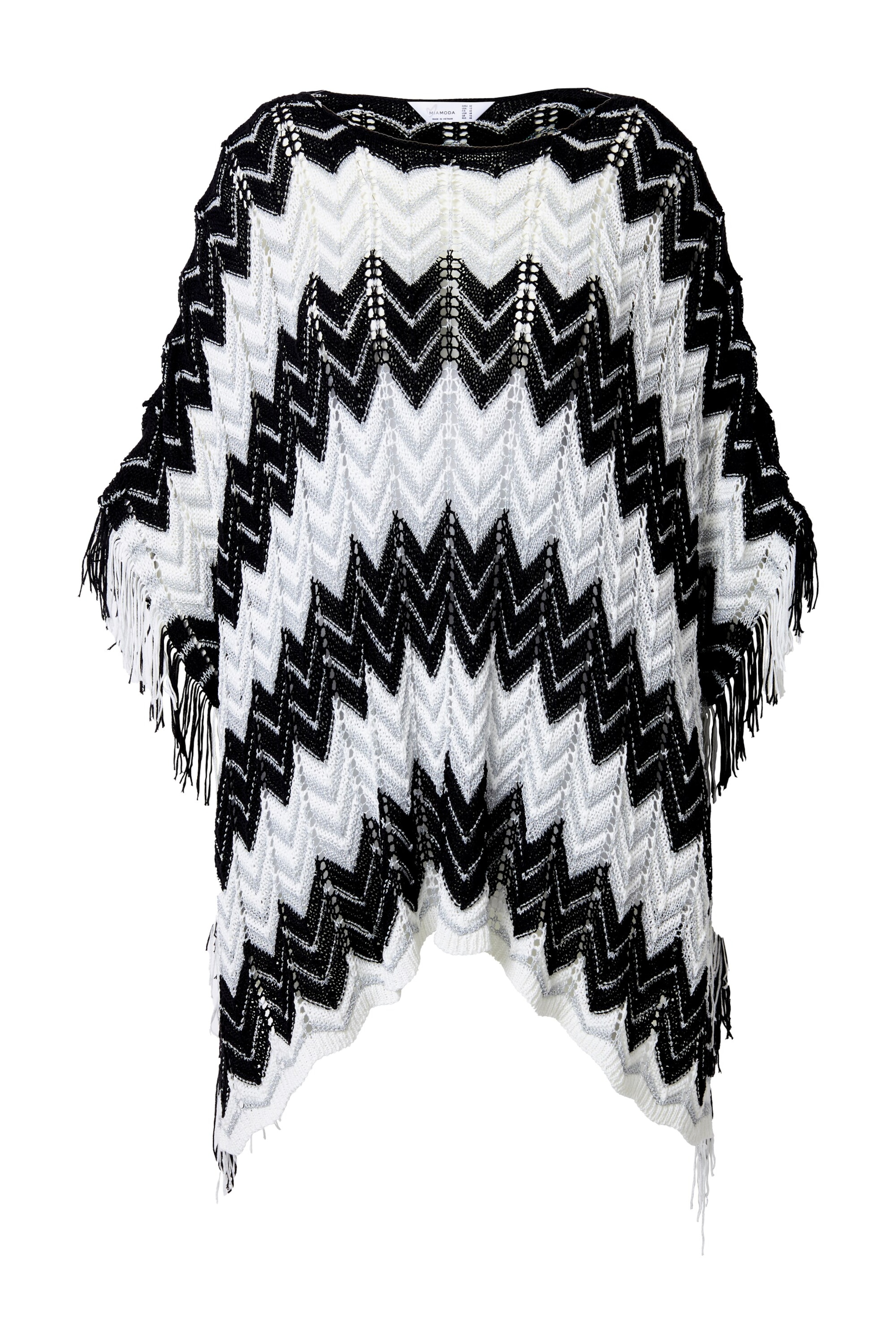 MIAMODA Sweater in Black: front