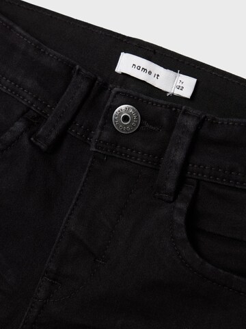 Slimfit Jeans 'NKMSilas' de la NAME IT pe negru