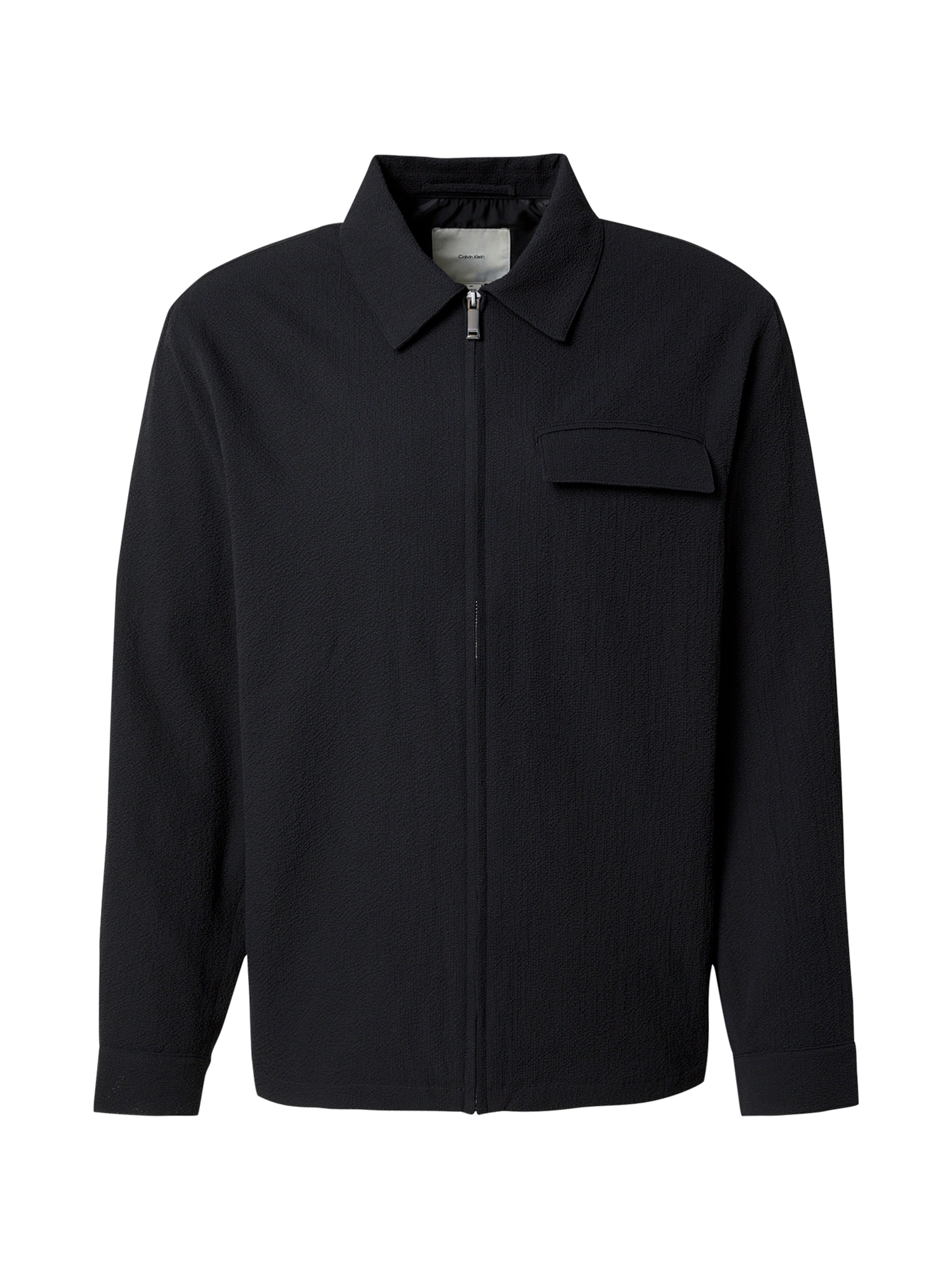 Geacă de primăvară-toamnă de la Calvin Klein pe negru: față