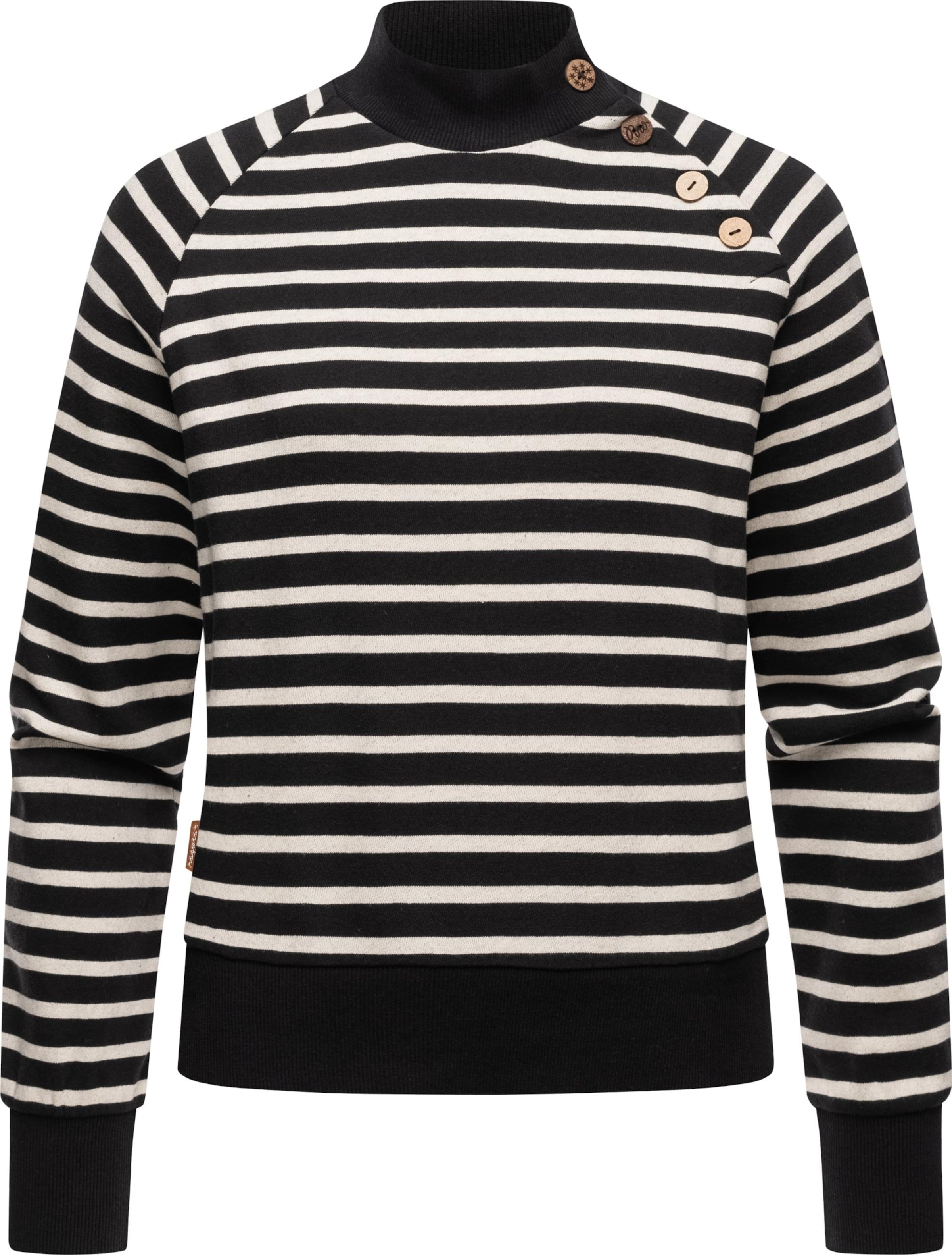 Ragwear Kampsun 'Majjorka' must / valge, Tootevaade