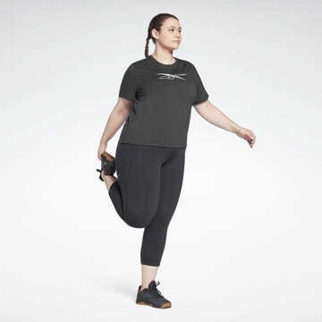 Reebok Skinny Sportbroek in Zwart