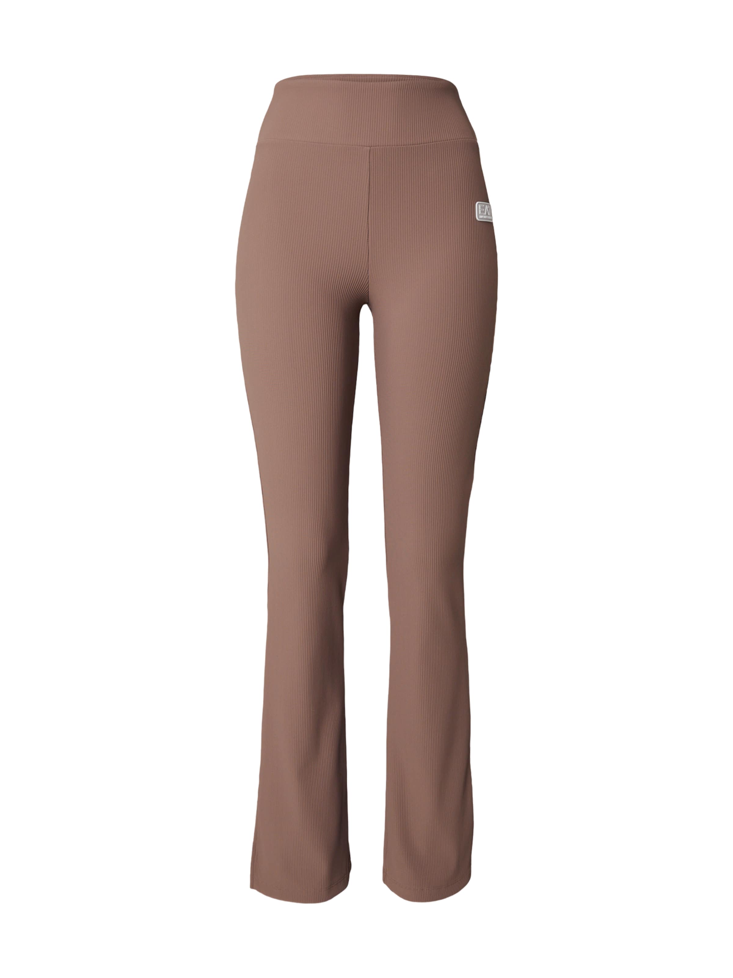 EA7 Emporio Armani Flared Leggings in Grau: Vorderseite