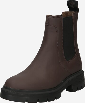 TIMBERLAND Chelsea boots 'Cortina Valley' in Bruin: voorkant