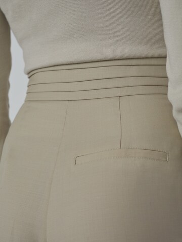 LeGer by Lena Gercke Regular Bandplooibroek 'Sienna' in Beige
