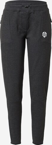 MOROTAI Tapered Sportbroek in Grijs: voorkant