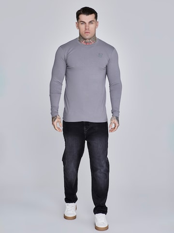 SikSilk Shirt 'Essentials' in Grau