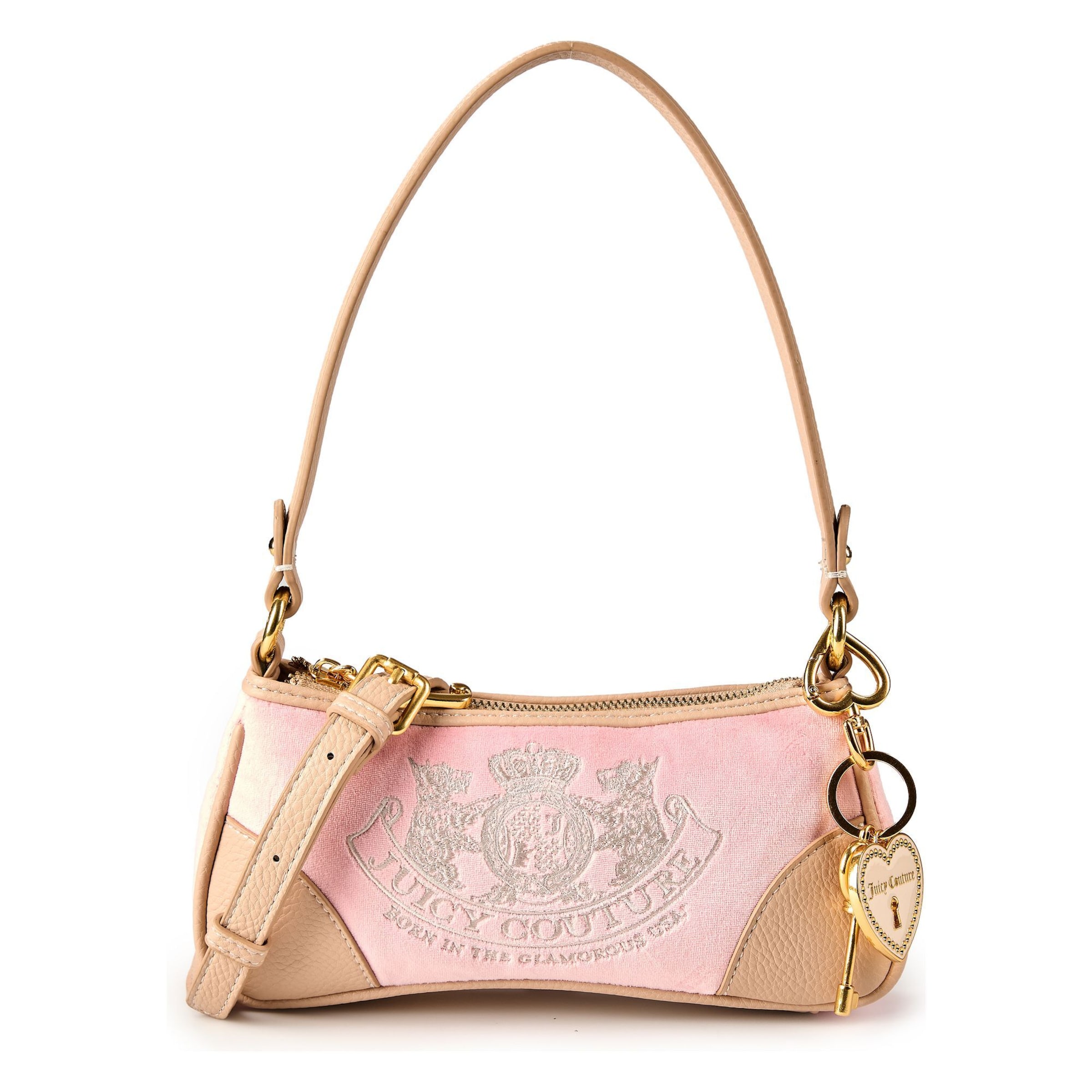Borsa a spalla 'Daydreamer' di Juicy Couture in rosa: frontale