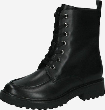 Bottines à lacets CAPRICE en noir : devant
