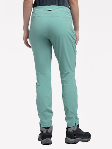 Haglöfs Slimfit Outdoorhose 'Lizard' in Grün