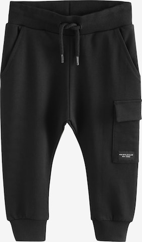 Next Tapered Housut värissä musta: etupuoli