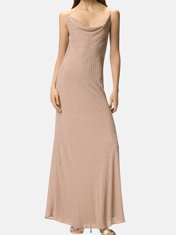 Abito 'PINKO FARRO ABITO GEORGETTE FULL STRASS ABITO' di PINKO in beige