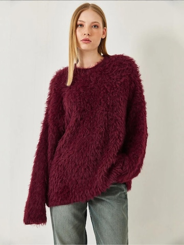 Bianco Lucci - Pullover 'Pullover' em vermelho