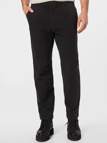 Regular Pantalon HOLLISTER en noir : devant