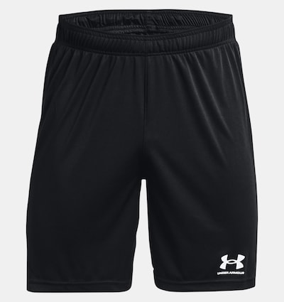 UNDER ARMOUR Workout Pants in Black / White, Item view