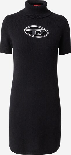 DIESEL Knit dress 'M-ARGARET' in Black / White, Item view