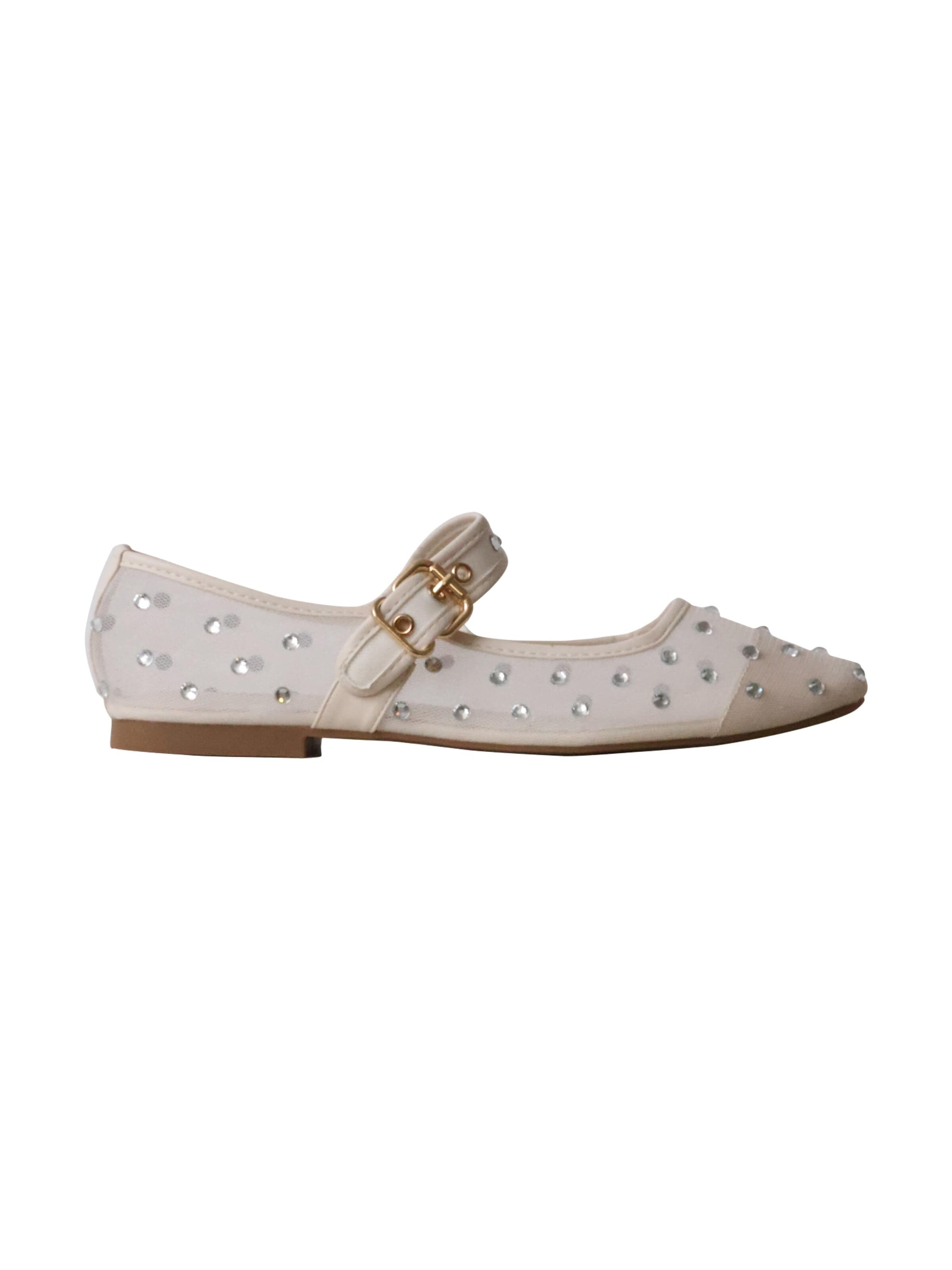 Super Mode Ballerina 'Ballerinas mit Riemchen von Alta Moda' in Beige