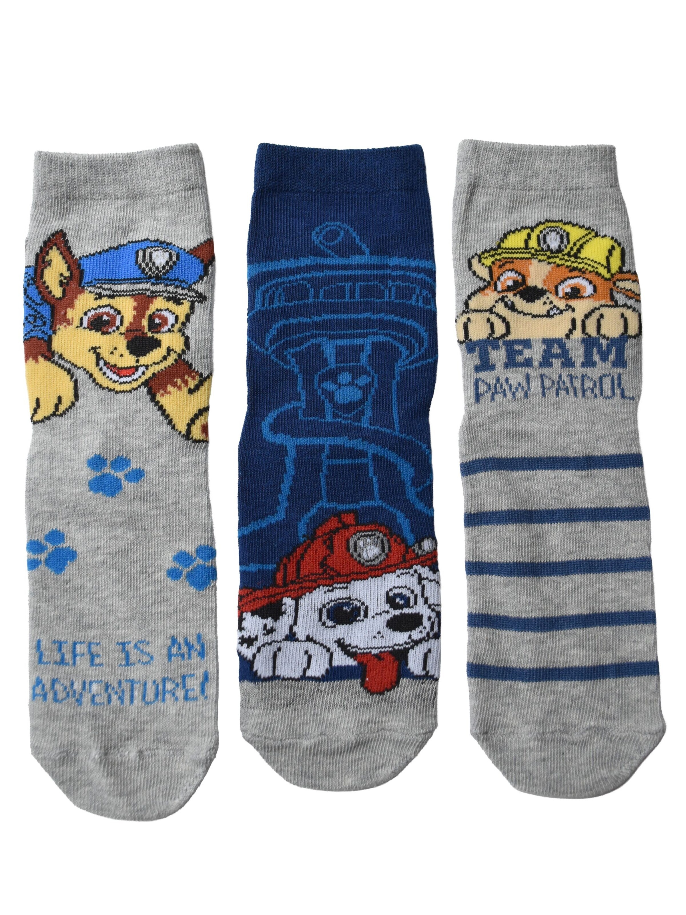 PAW Patrol Socken 'Chase, Marshall & Rubble'‌‌‌‌‌‌‌‌‌‌ in Mischfarben