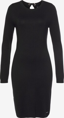 LAURA SCOTT Sheath Dress in Black: front