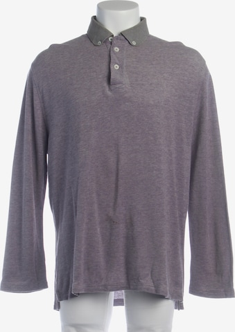 Brunello Cucinelli Freizeithemd / Shirt / Polohemd langarm L-XL in Grau: Vorderseite