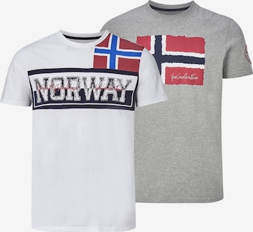 Jan Vanderstorm Shirt ' Ariowist ' in Wit: voorkant