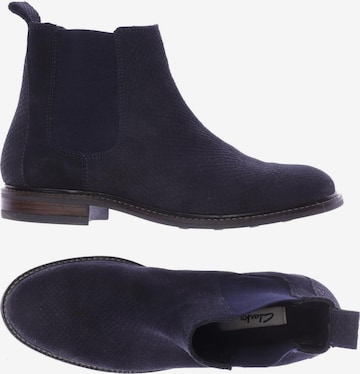 CLARKS Dress Boots in 39 in Blue: front