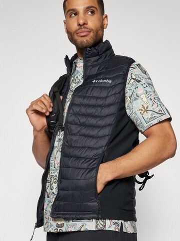 COLUMBIA Αθλητικό γιλέκο 'Powder Pass™' σε μαύρο