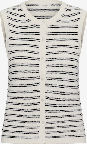 Gilet 'Gemma' Part Two en blanc : devant